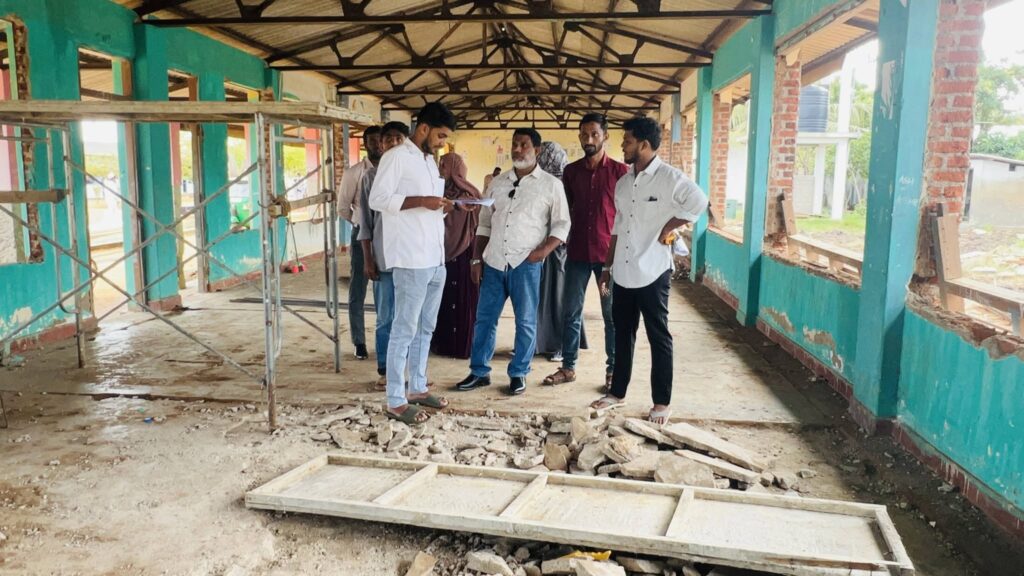 Rs. 10 Million Funding Allocation for School Building Renovation Work Begins 🌱