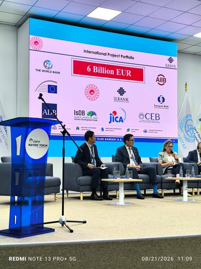 Puttalam Mayor Eng. Rinsad Ahamed Delivers Special Address at UNCCD COP17 Mayor’s Forum 2026